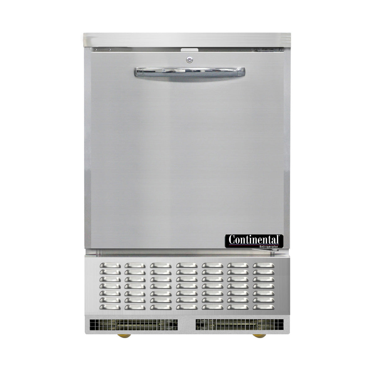 Continental Refrigerator UC24SN 24-Inch Undercounter Refrigerator — 1 Doors, Stainless Steel Exterior