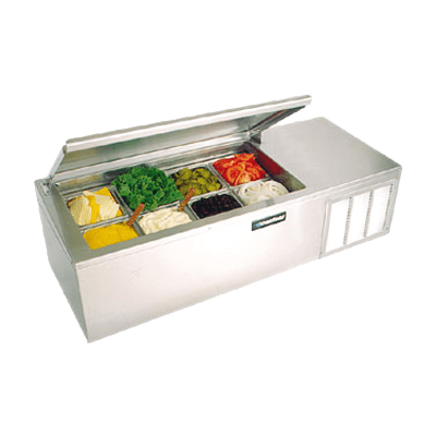 Delfield CTP 8146-NBP 46-Inch Refrigerated Countertop Prep Rail