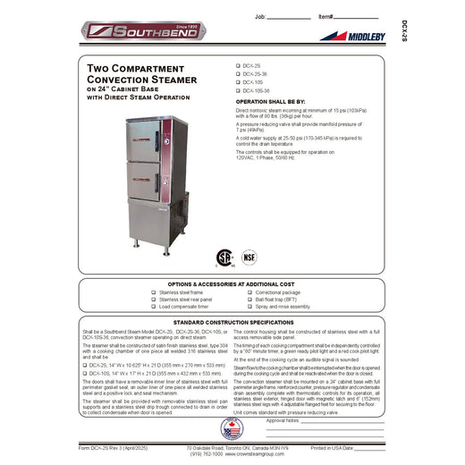 Spec Sheet