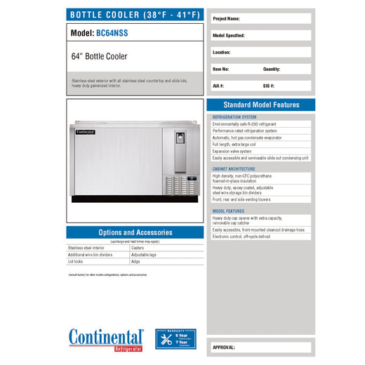 Spec Sheet