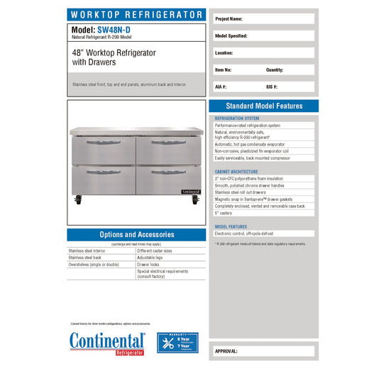 Spec Sheet