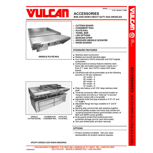 Spec Sheet