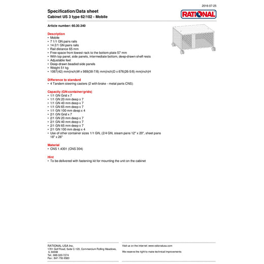 Spec Sheet