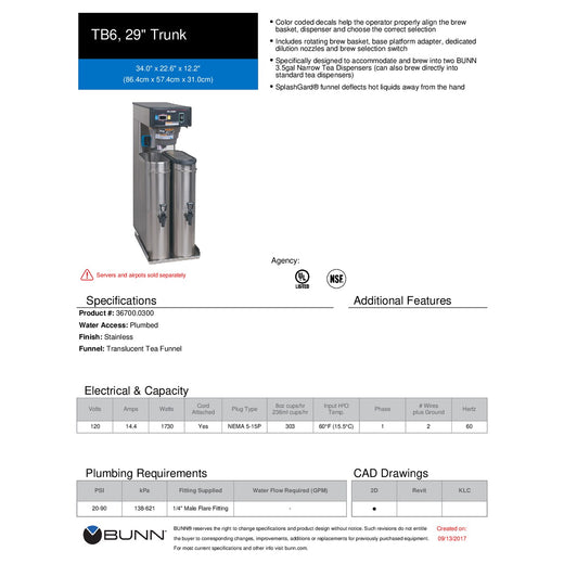 Spec Sheet
