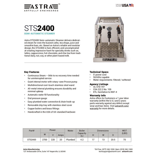 Spec Sheet