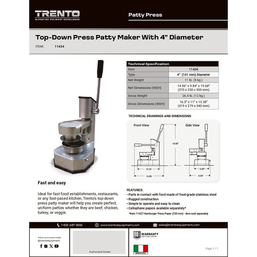 Spec Sheet