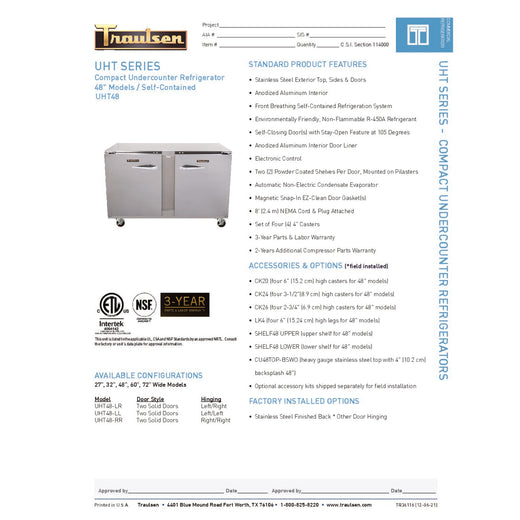 Spec Sheet
