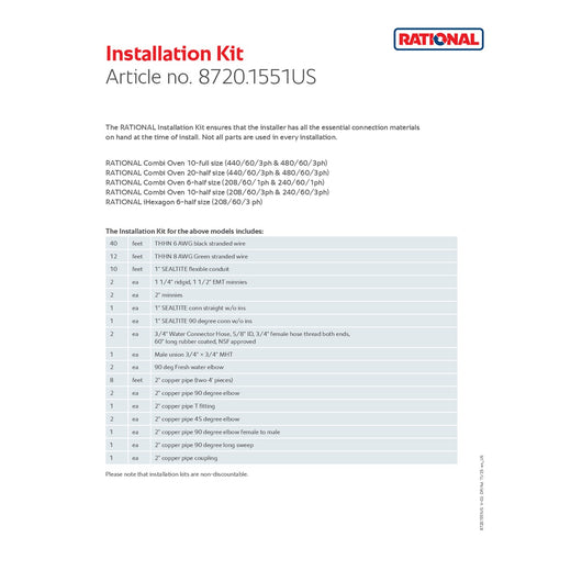 Spec Sheet