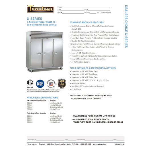 Spec Sheet