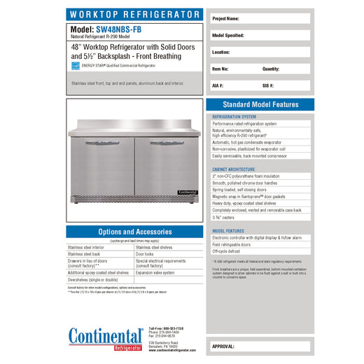 Spec Sheet
