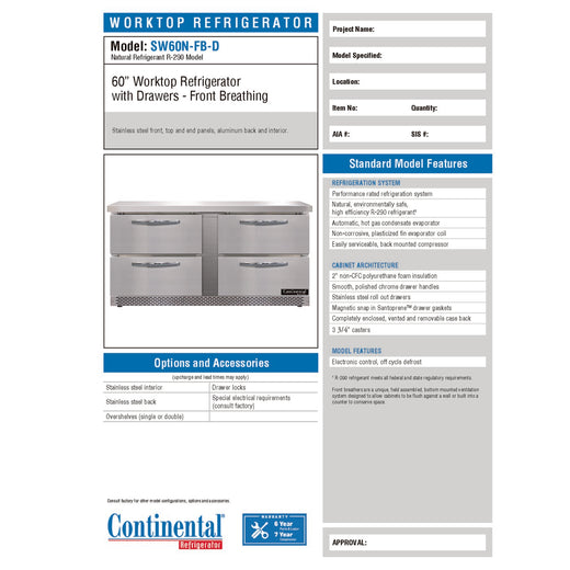 Spec Sheet