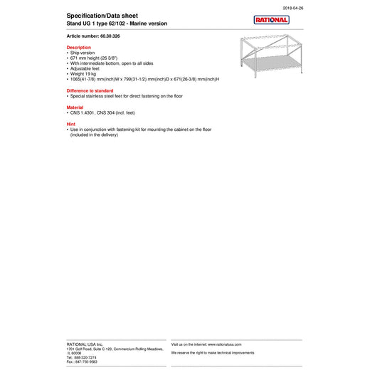 Spec Sheet