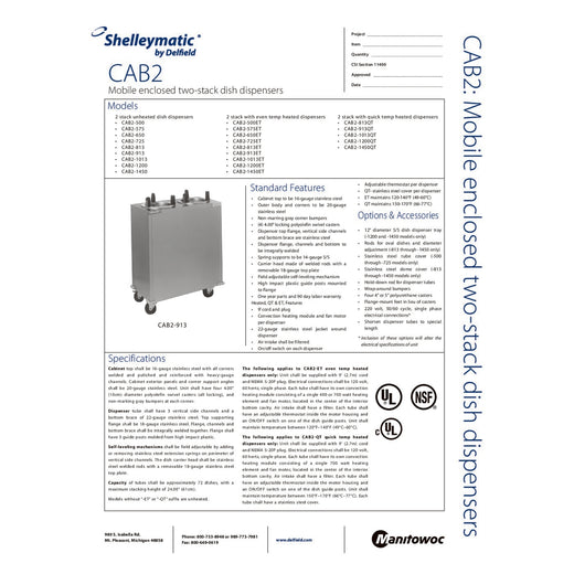 Spec Sheet