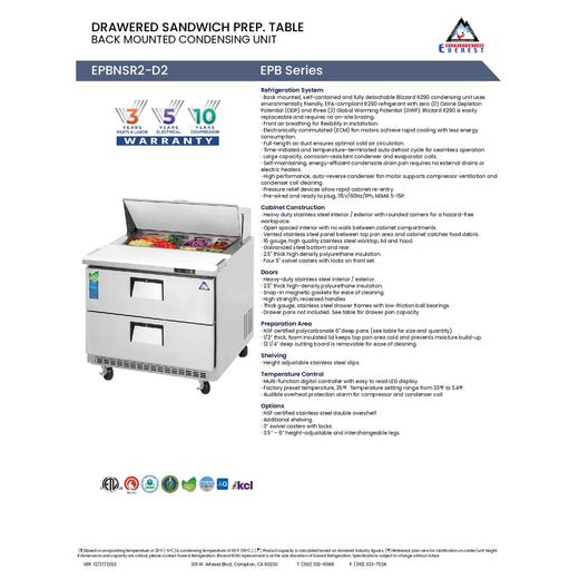 Spec Sheet