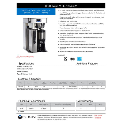 Spec Sheet
