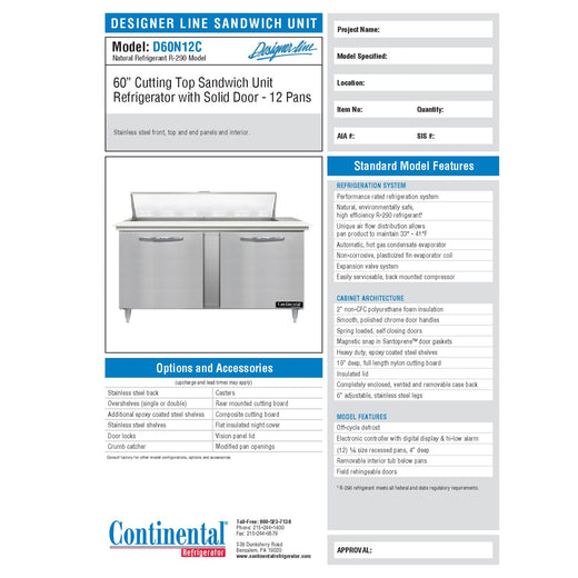 Spec Sheet