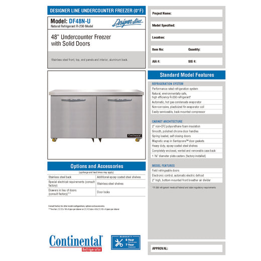 Spec Sheet