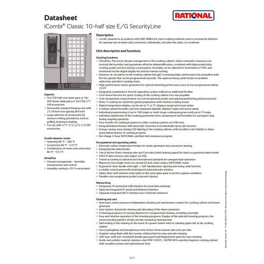 Security Spec Sheet