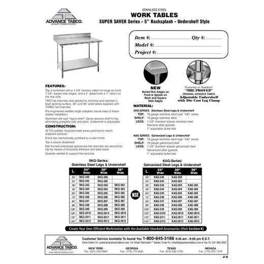 Spec Sheet