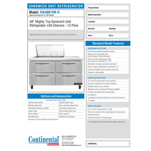 Spec Sheet