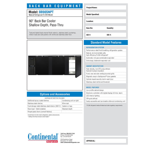 Spec Sheet