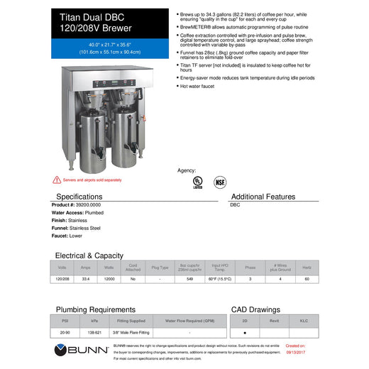 Spec Sheet