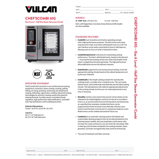 Spec Sheet