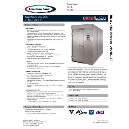 Spec Sheet