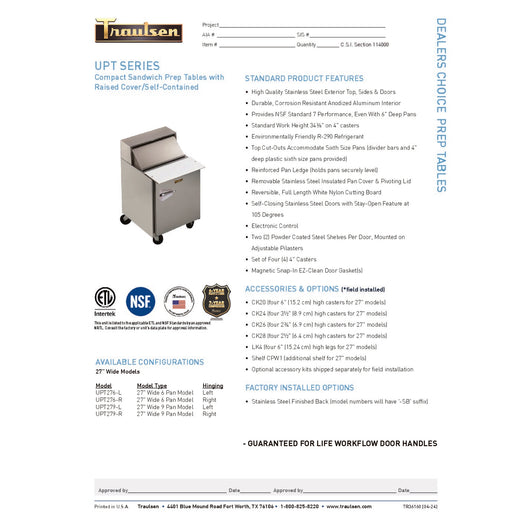 Spec Sheet
