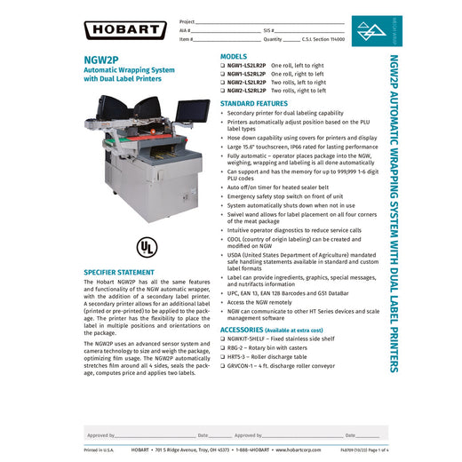 Spec Sheet