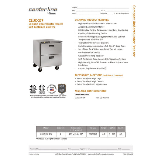 Spec Sheet