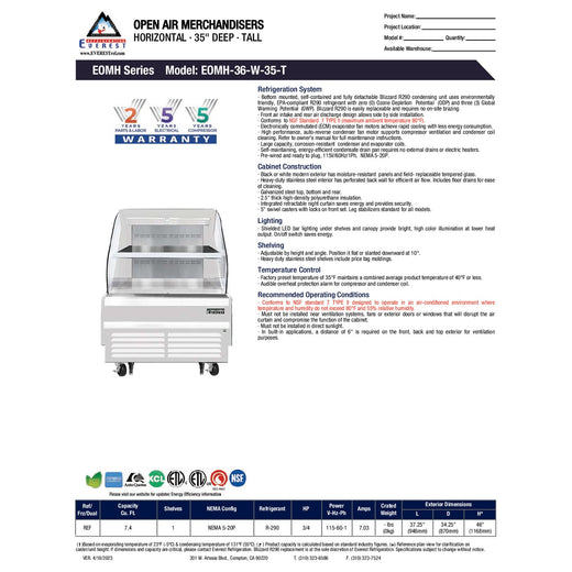 Spec Sheet