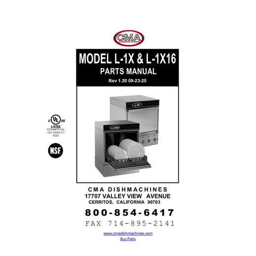 250L1XWHX Parts Manual