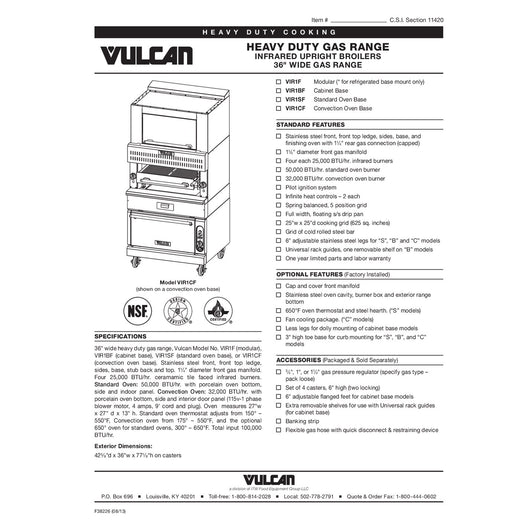 Spec Sheet