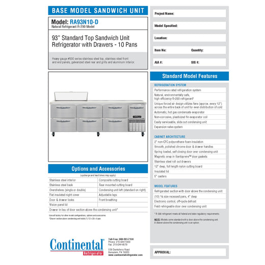 Spec Sheet