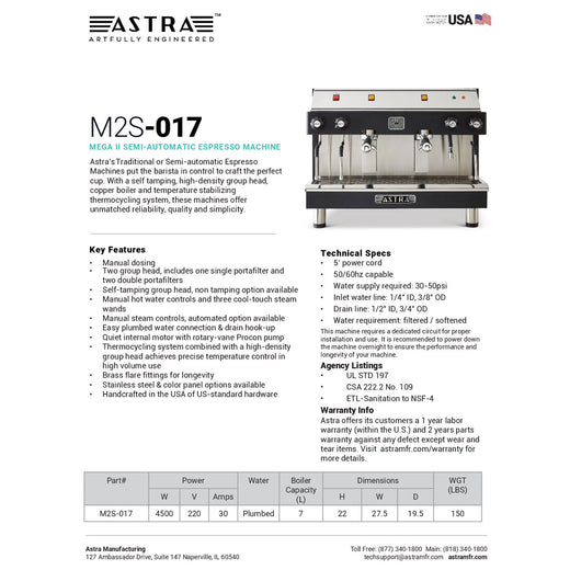 Spec Sheet