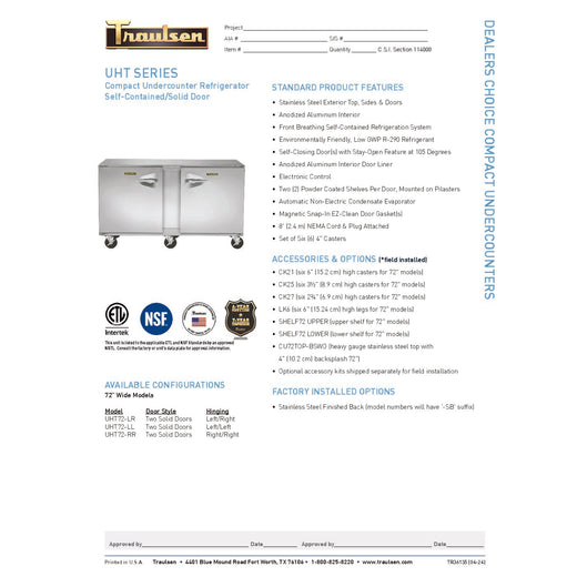 Spec Sheet