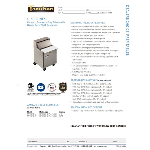 Spec Sheet