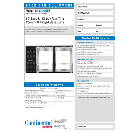 Spec Sheet