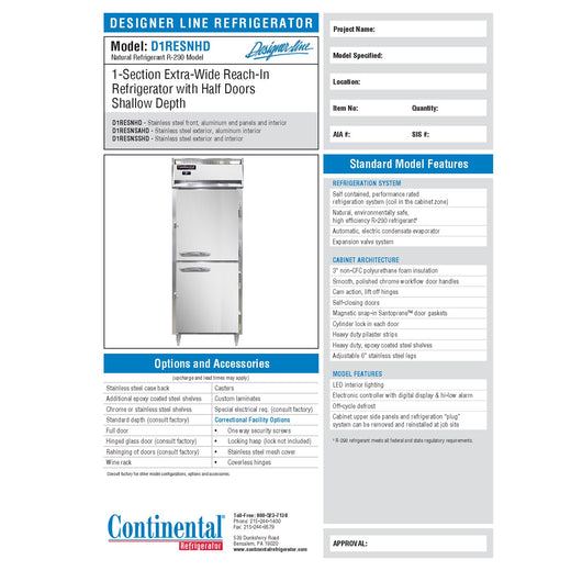 Spec Sheet