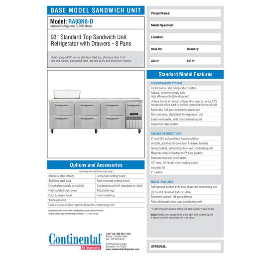 Spec Sheet