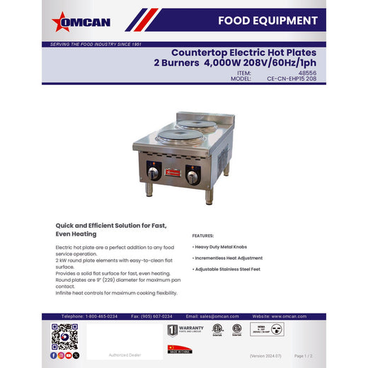 Spec Sheet