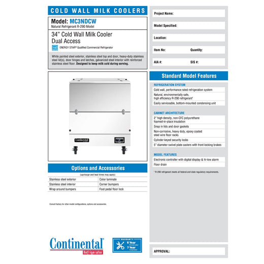 Spec Sheet