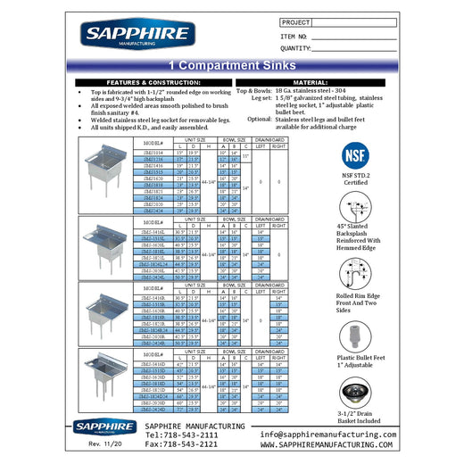 Spec Sheet