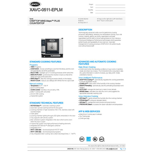 Spec Sheet