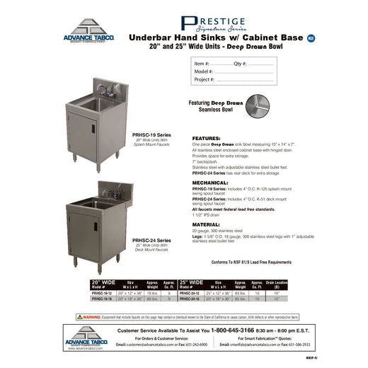 Spec Sheet
