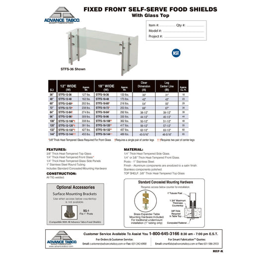 Spec Sheet