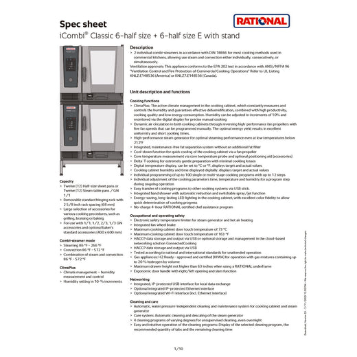 Spec Sheet