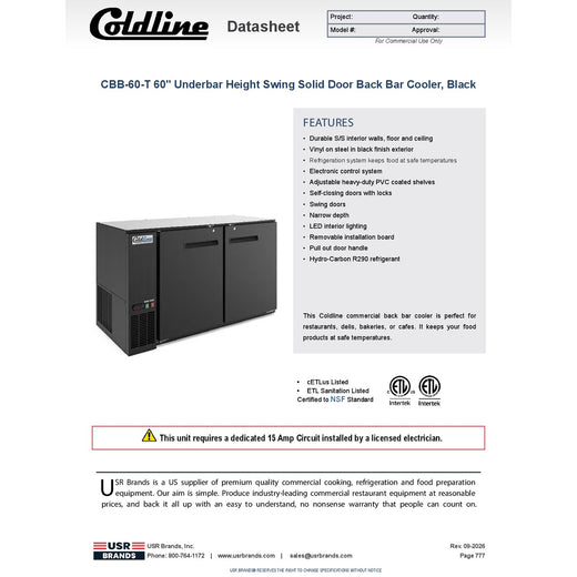 Spec Sheet