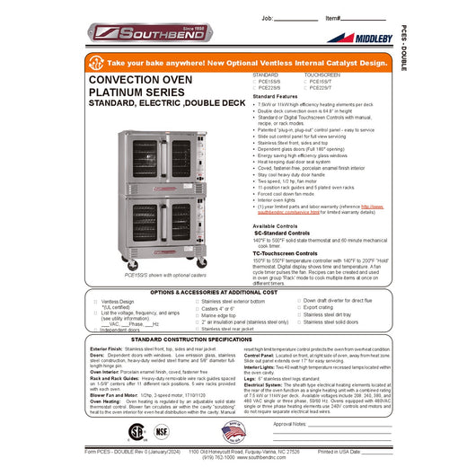 Spec Sheet
